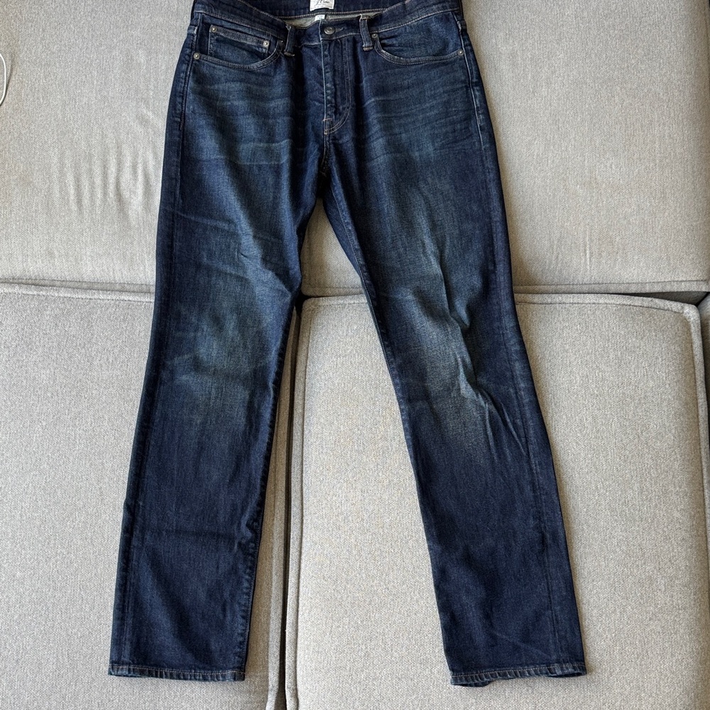 J. Crew Medium Rinse 770 Men's Straight Jeans